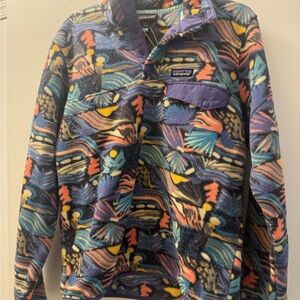 Patagonia Colorful Patterned Fleece Pullover